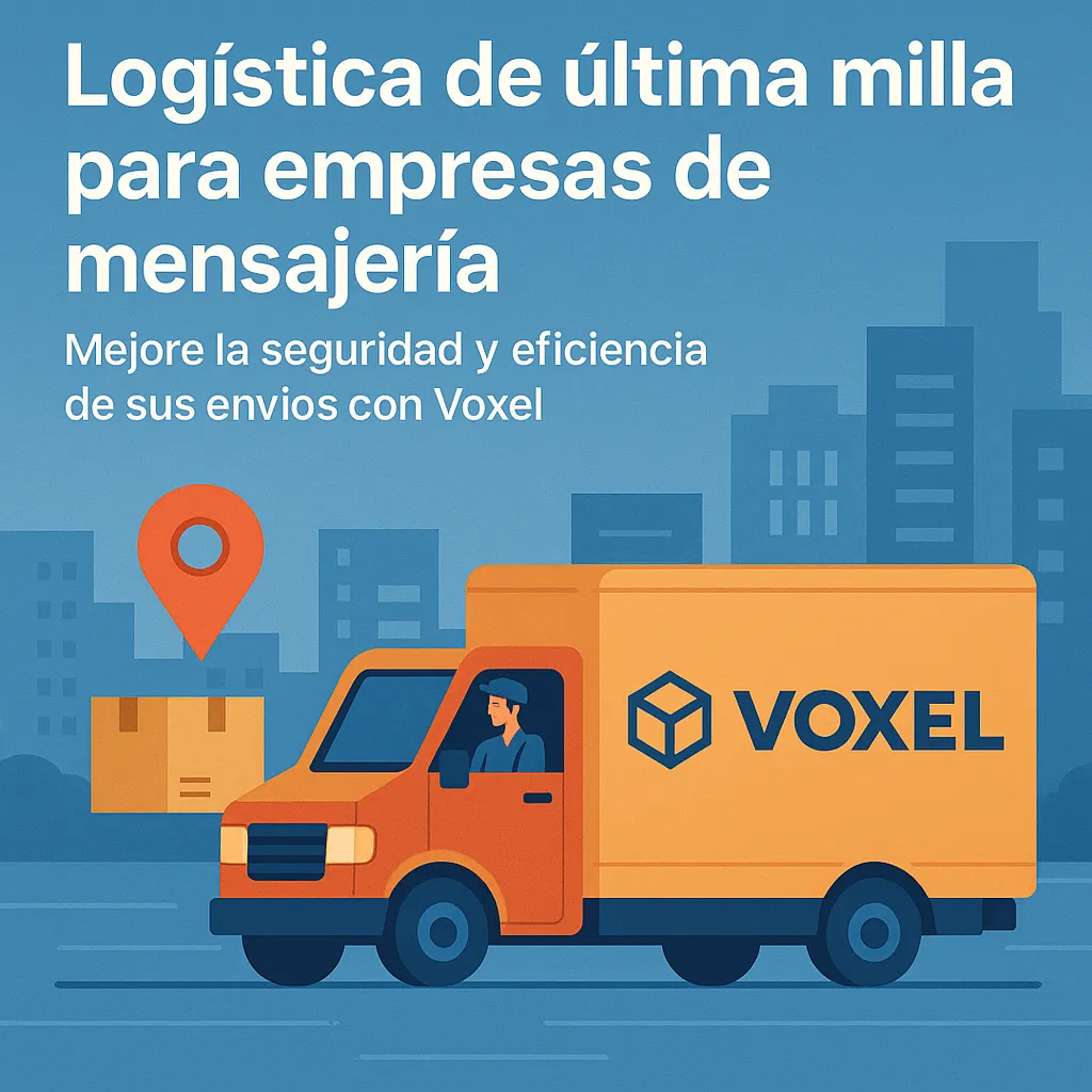 Motorizado entregando un paquete, representando el servicio de última milla.